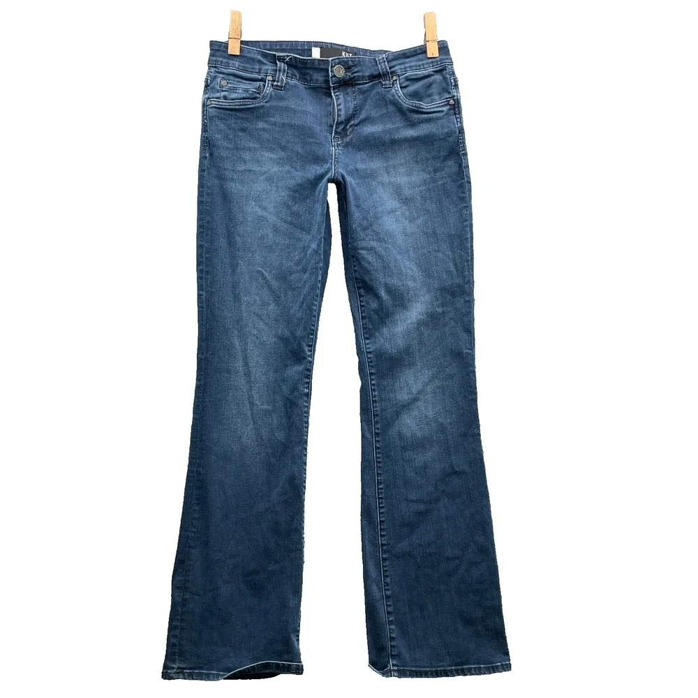 Kut Natalie Bootcut Jean Womens 8 32x31* High Rise Flare Western Y2k Cowgirl 70s - Picture 1 of 14